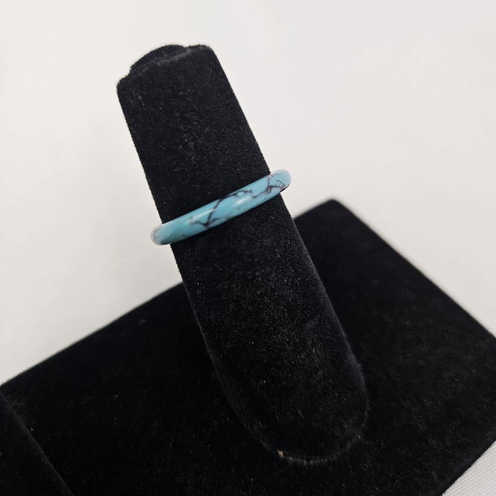 Vintage Blue Turquoise Ring Size 6-6.25